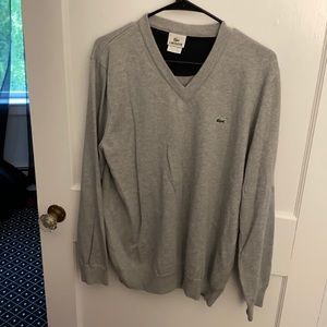 Lacoste v neck sweater.
